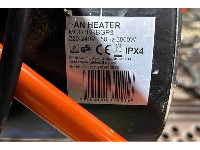 Warmteventilator brown - afbeelding 4 van  4