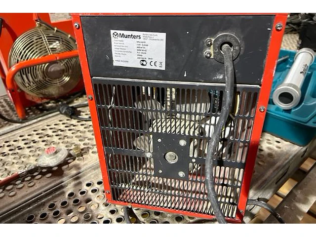 Warmteventilator munters - afbeelding 3 van  4