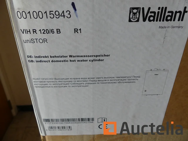 Warmwatertank (boiler)120 liter vaillant vih r 120/6 b - afbeelding 2 van  2