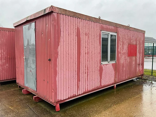 Warsco schaft-bureau unit optrek container - afbeelding 14 van  16