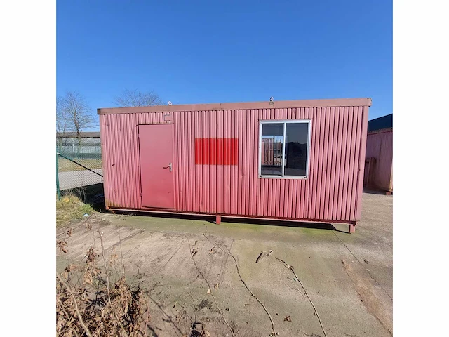Warsco schaft-bureau unit optrek container - afbeelding 10 van  16