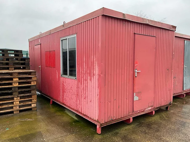Warsco schaft-bureau unit optrek container - afbeelding 15 van  16