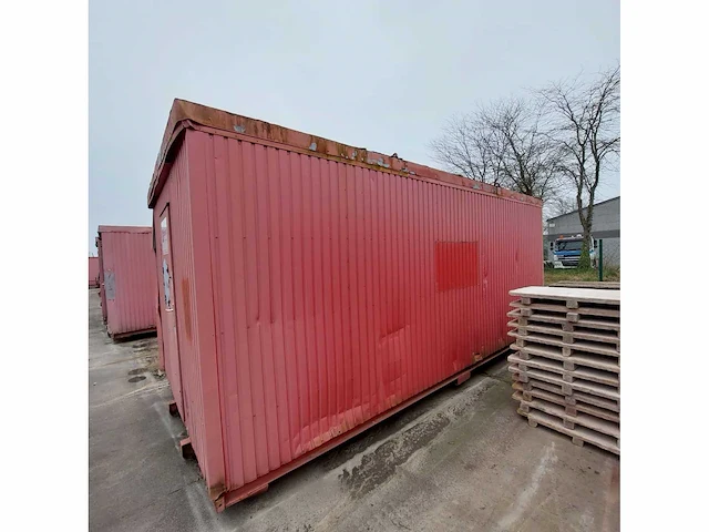 Warsco schaft-bureau unit optrek container - afbeelding 12 van  16