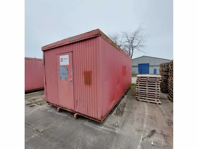 Warsco schaft-bureau unit optrek container - afbeelding 13 van  16