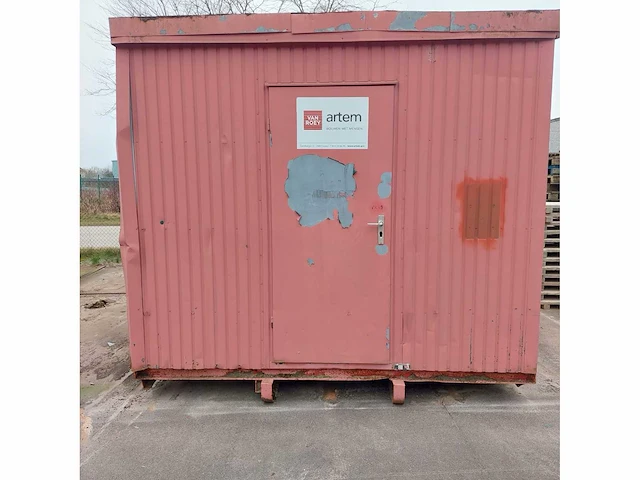 Warsco schaft-bureau unit optrek container - afbeelding 14 van  16