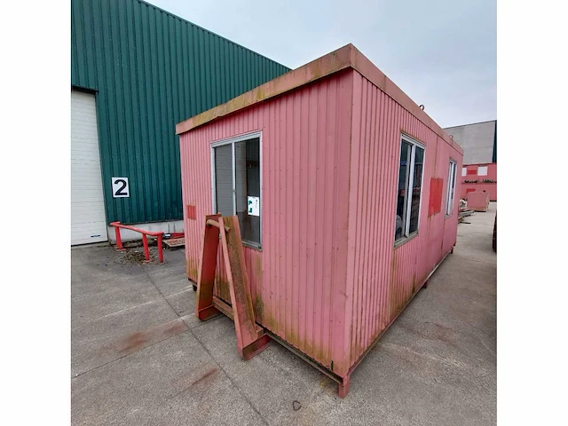 Warsco schaft-bureau unit optrek container - afbeelding 4 van  11