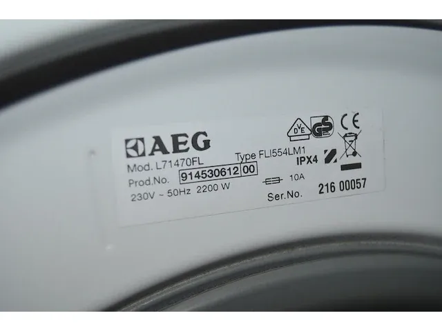 Wasmachine aeg l71470fl - afbeelding 6 van  6