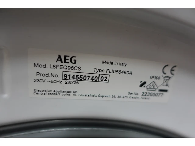 Wasmachine aeg - afbeelding 4 van  5
