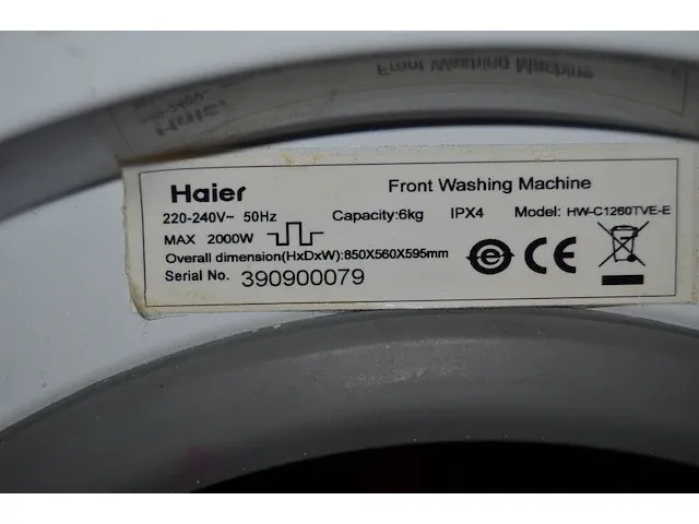 Wasmachine haier hw-c1260tve-e, microgolfoven everglades - afbeelding 5 van  7
