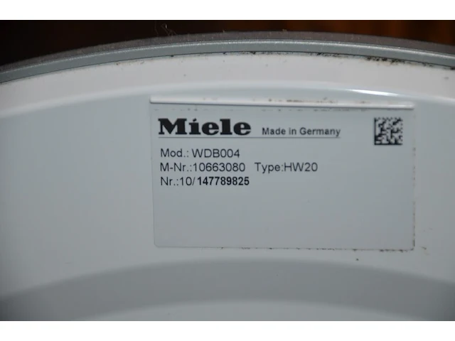 Wasmachine miele w1 classic wdb004 - afbeelding 5 van  5