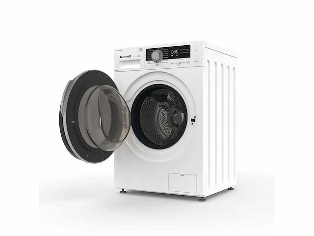 Wasmachine patrijspoort 12kg 1400 rpm - wfb124qw - brandt - afbeelding 1 van  4