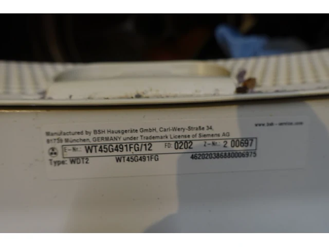 Wasmachine siemens - afbeelding 7 van  7