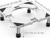 Wasmachine standaard met aanpasbare voeten - afbeelding 4 van  5