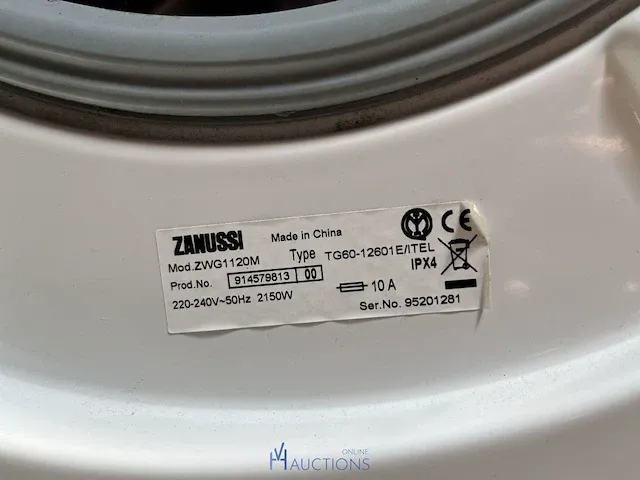 Wasmachine zanussi - afbeelding 4 van  5