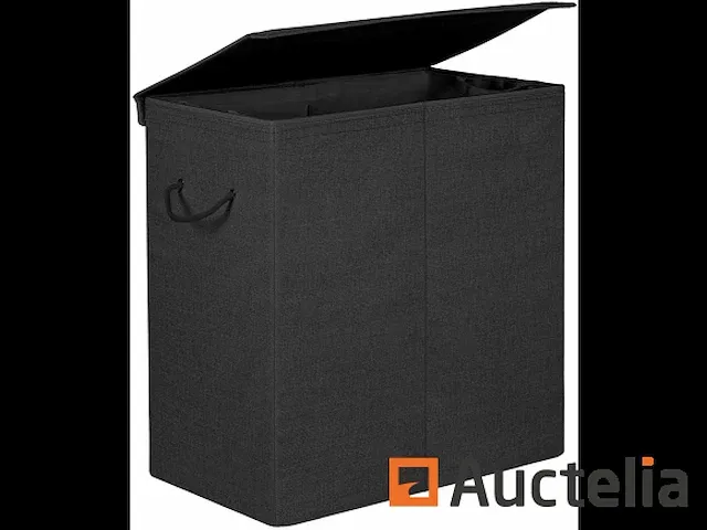 Wasmand 142l, linenette stof wasmand - afbeelding 2 van  6