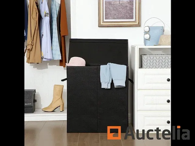 Wasmand 142l, linenette stof wasmand - afbeelding 4 van  6
