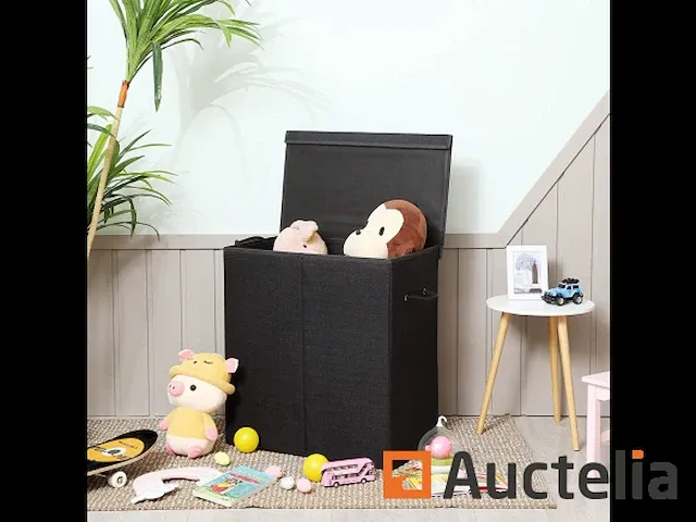 Wasmand 142l, linenette stof wasmand - afbeelding 6 van  6