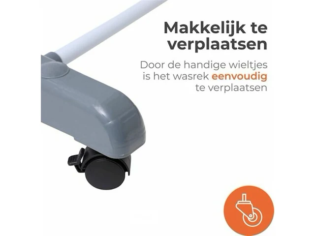 Wasrek rijdbaar voor binnen of buiten - afbeelding 3 van  6