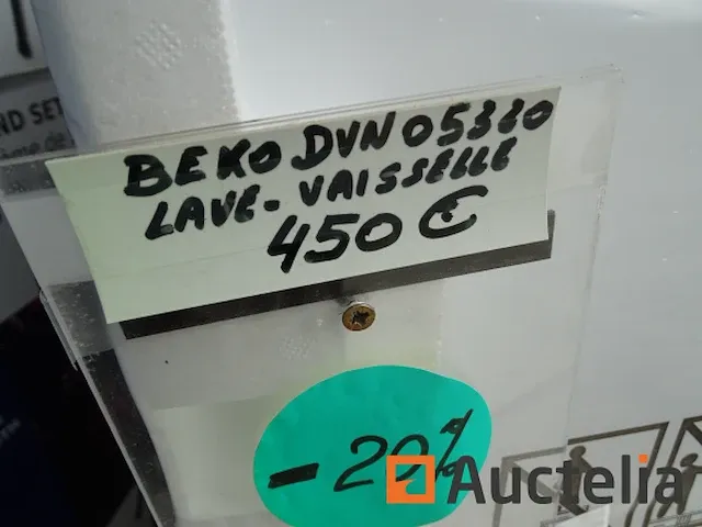 Wassen tafelgerei beko dvn05320 - afbeelding 3 van  4