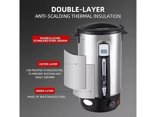 Wassmeltapparaat voor het maken van kaarsen - afbeelding 3 van  5