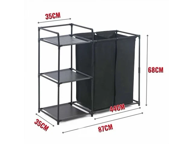 Wassorteerder met 2 afneembare zakken - afbeelding 2 van  4