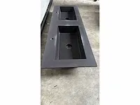 Wastafel dubbel bak - zonder verpakking met licht beschadigd - sinks - afbeelding 2 van  3