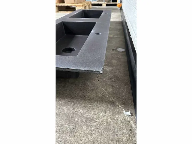 Wastafel dubbel bak - zonder verpakking met licht beschadigd - sinks - afbeelding 3 van  3