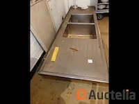 Wastafel dubbele bak roestvrij staal - afbeelding 6 van  6