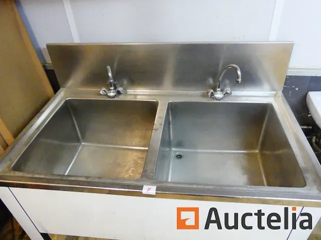 Wastafel dubbele bakken - afbeelding 2 van  6