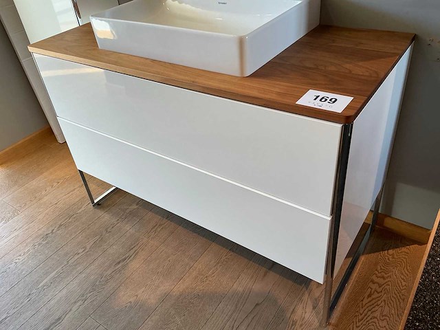 Wastafel duravit + onderkast - afbeelding 3 van  8