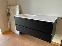 Wastafel + onderkast + spiegel - afbeelding 1 van  8