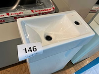 Wastafel + onderkast + spiegel - afbeelding 2 van  6