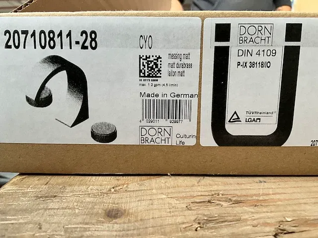 Wastafel uitloop dornbracht - afbeelding 7 van  7