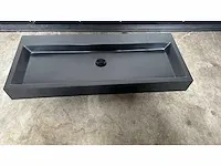 Wastafel zwart - zonder verpakking - showroom model - sinks - afbeelding 1 van  3
