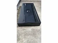 Wastafel zwart - zonder verpakking - showroom model - sinks - afbeelding 2 van  3