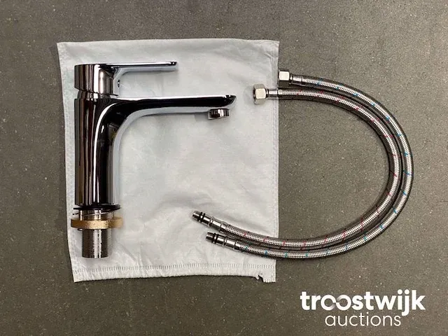 Wastafelkraan chrome - afbeelding 2 van  2