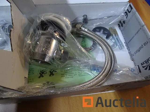 Wastafelmengkraan met afvoer paffoni blu075cr - afbeelding 5 van  6