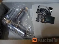 Wastafelmengkraan met afvoer paffoni blu075cr - afbeelding 6 van  6