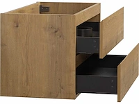 Wastafelmeubel 80cm - eiken - afbeelding 7 van  8