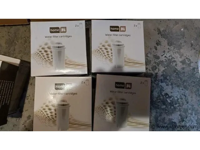 Water filter cartridges,4 verpakkingen,8 stuks - afbeelding 1 van  3