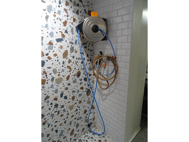 Waterdarm op inox haspel - afbeelding 1 van  4