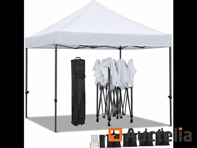 Waterdicht tuinprieel 3 x 3 m pop-up tuintent - afbeelding 3 van  7