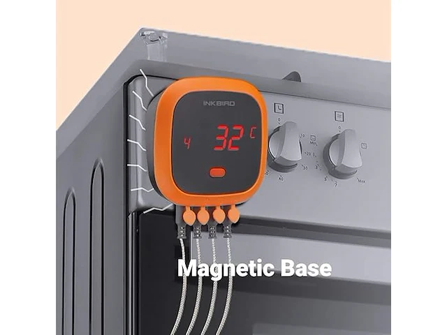 Waterdichte bluetooth bbq thermometer - afbeelding 3 van  6