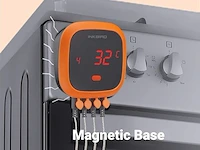 Waterdichte bluetooth bbq thermometer - afbeelding 3 van  6