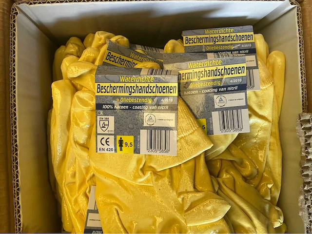 Waterdichte handschoenen lot werkhandschoen waterdicht (120x) - afbeelding 2 van  3