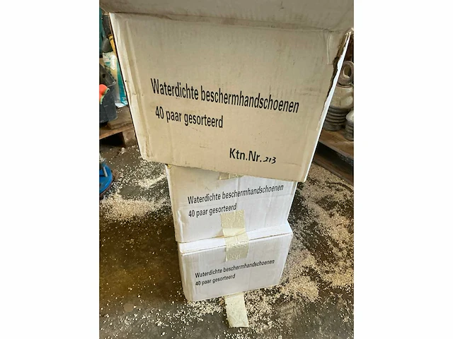 Waterdichte handschoenen lot werkhandschoen waterdicht (120x) - afbeelding 3 van  3