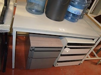 Waterdispenser, bureeltafel met 2 ladeblokken (197,234) - afbeelding 2 van  6