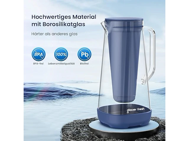 Waterfilter-kan blauw - afbeelding 2 van  3