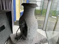 Waterfontein met naakte vrouw tuinbeeld - afbeelding 3 van  4