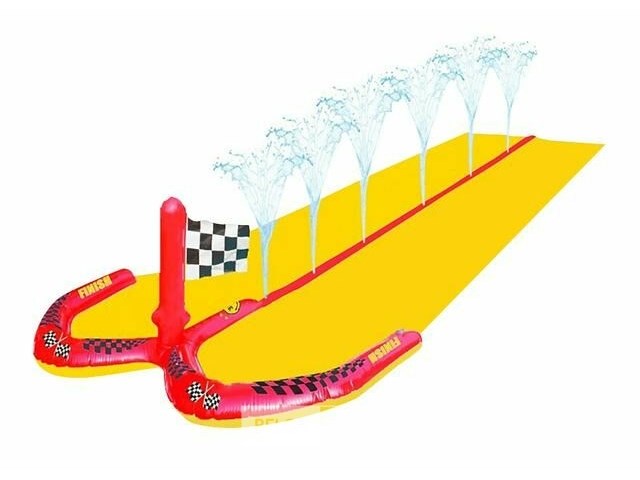 Waterglijbaan racing sprinkler - afbeelding 1 van  3